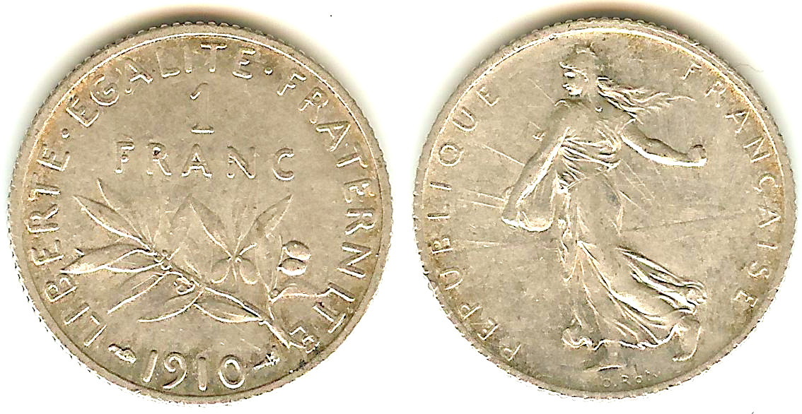 Franc 1910 EF+